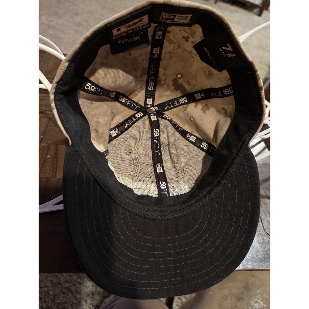 New Era 59FIFTY‎ New York Yankees Digi Camo Fitted Hat 7 3/8 MLB On-Field - Picture 4 of 7